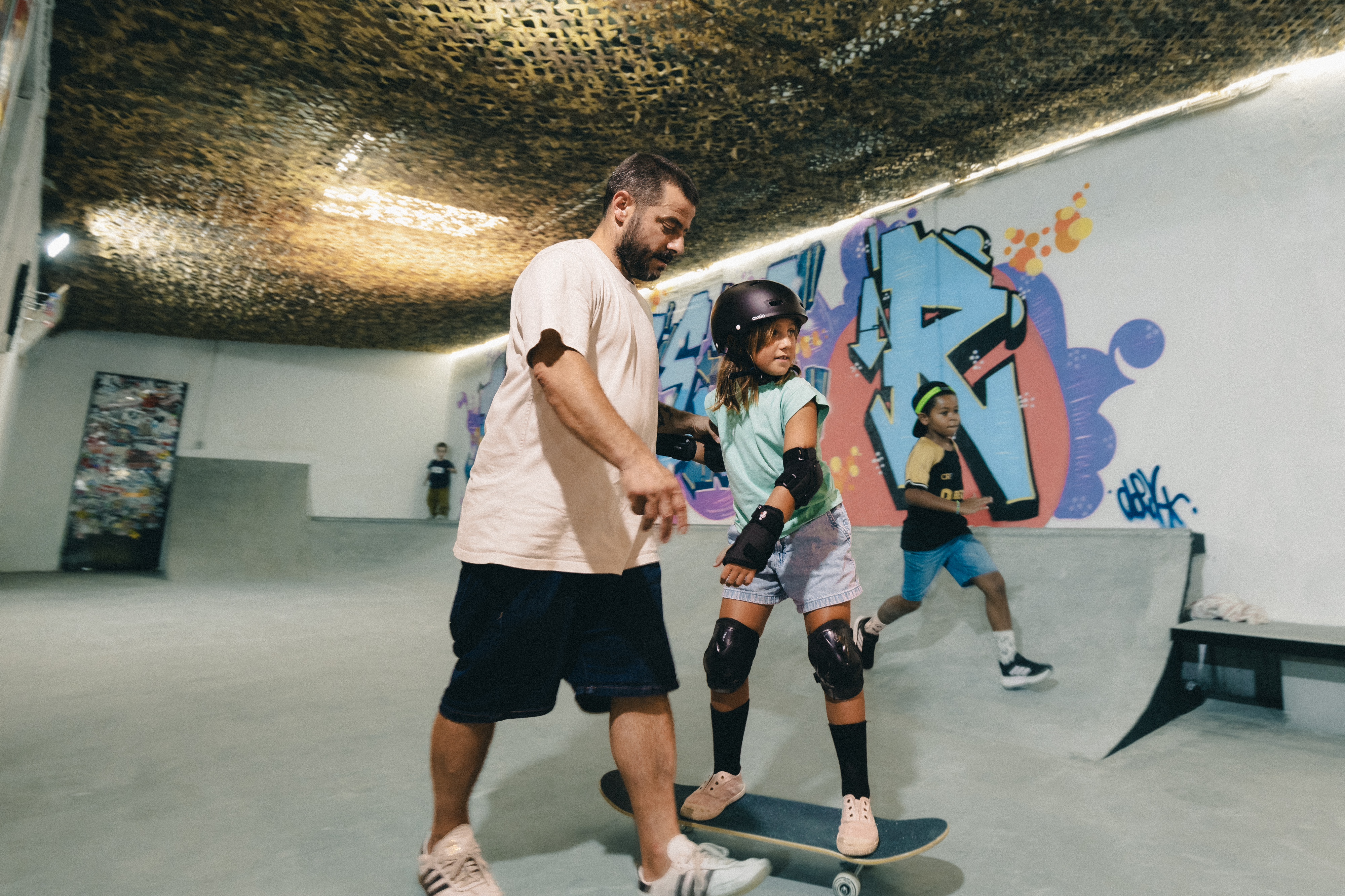 Prática orientada de skate